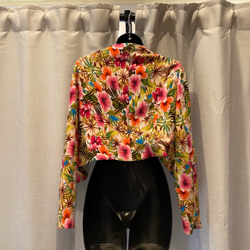 Color floral jacket - Picture 2 of 3